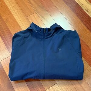 Callaway Men's Navy Golf Windbreaker Jacket